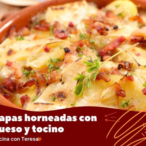 papas horneadas con queso