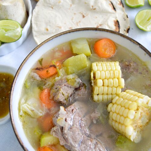 Caldo de res - Cocina con Teresa