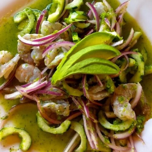 Aguachile de camarón